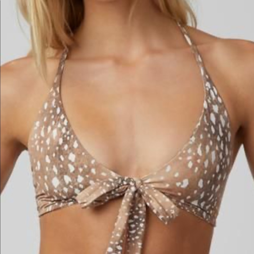 ISO BOYS + ARROWS Bambi Franny tie-front top size small
